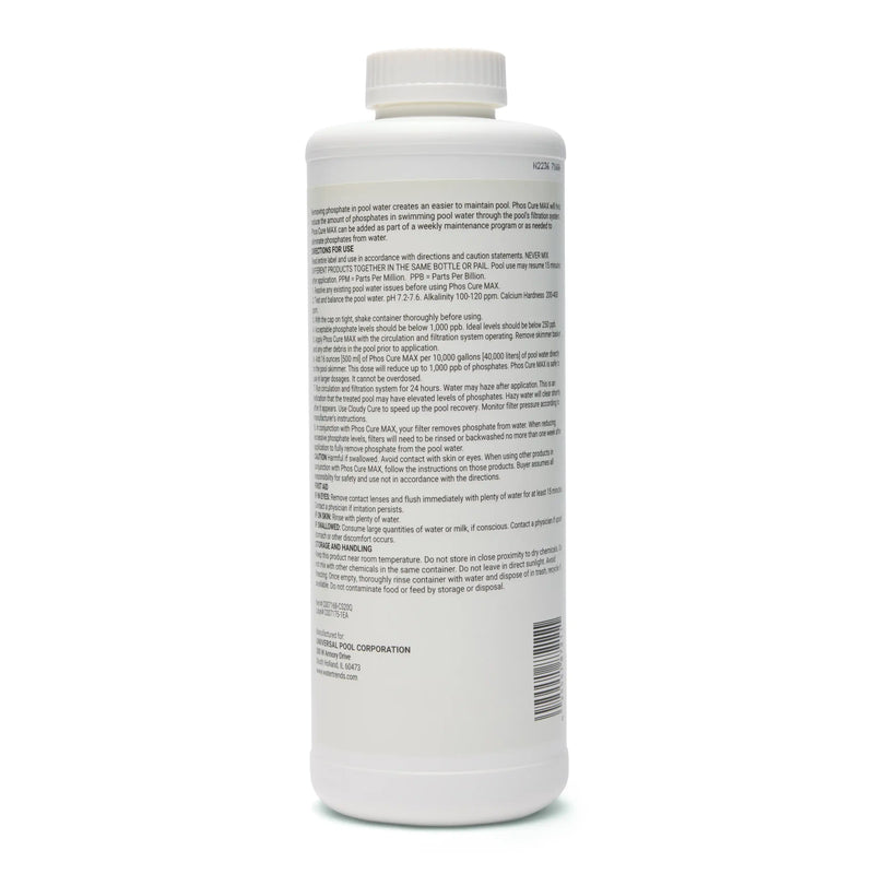 WATER TRENDS Phos Cure MAX 1 Quart The Great Escape