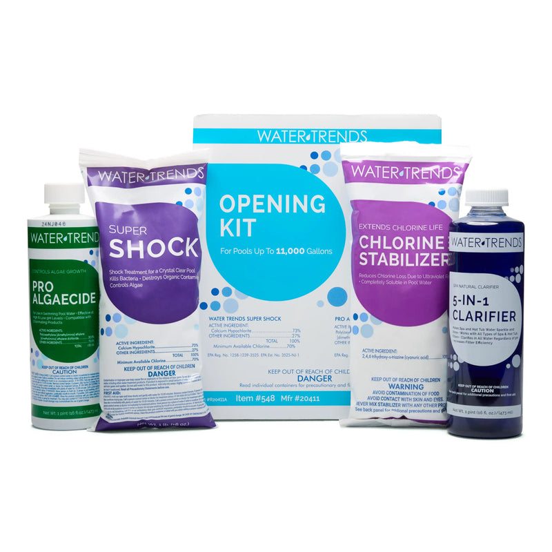 WATER TRENDS Opening Kit Pools up to 11K Gallons Box The Great Escape