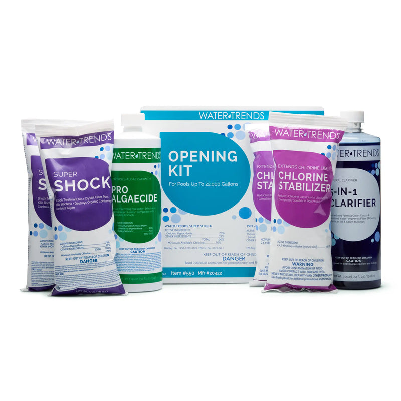 WATER TRENDS Opening Kit Pools up to 22K Gallons Box The Great Escape