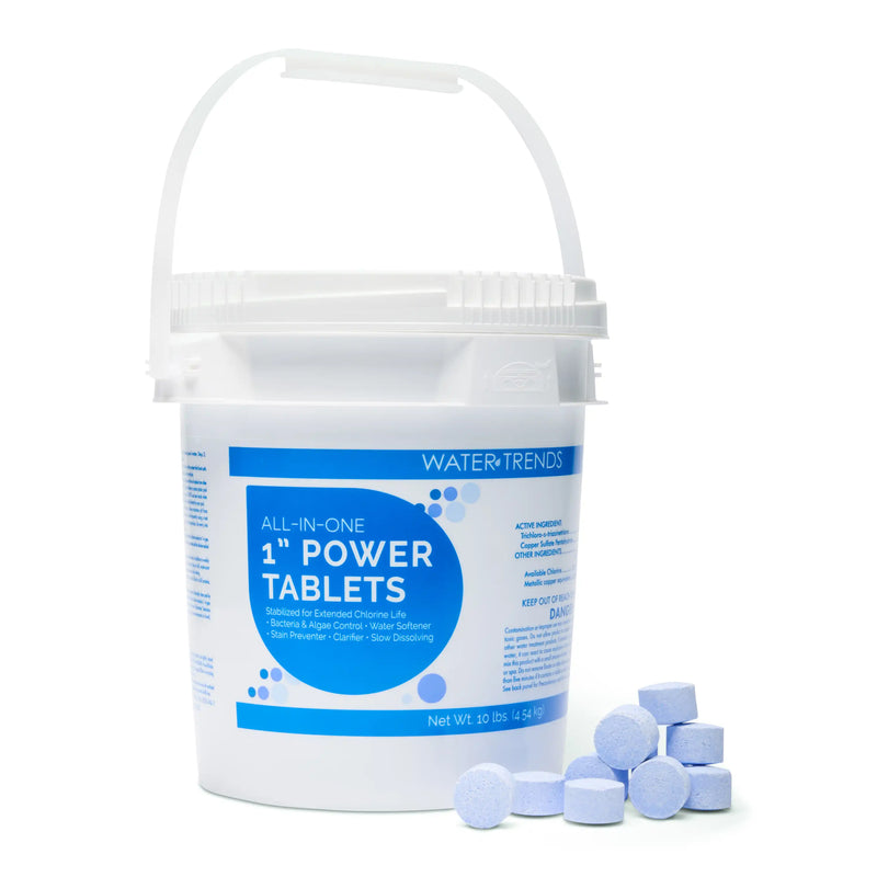 10 lbs. Of WATER TRENDS 6-in-1-1" Power Tablets - The Great Escape