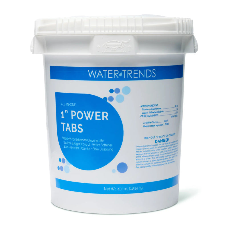 WATER TRENDS 1 inch All in One Power Tablets 40 lb Bucket The Great Escape