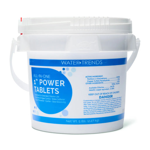 5 lbs. Of WATER TRENDS 6-in-1-1" Power Tablets - The Great Escape