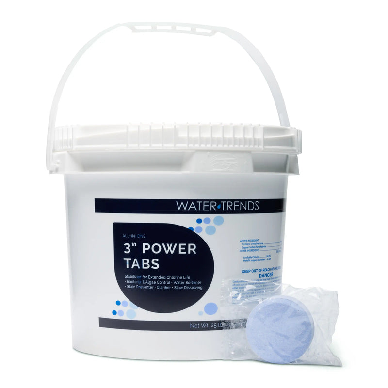 25 lbs. Of WATER TRENDS 6-in-1-3" Power Tabs - The Great Escape