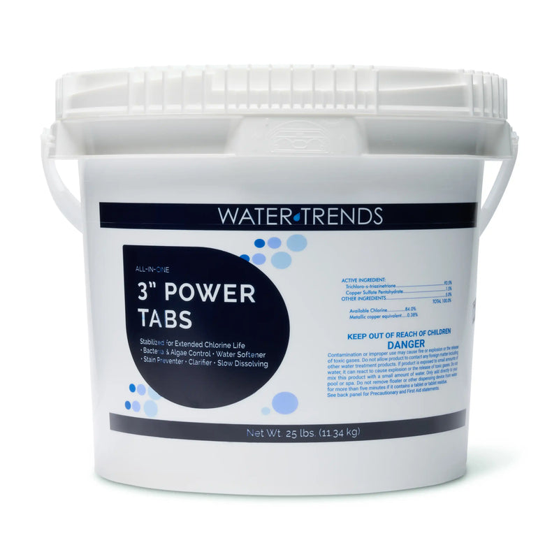 25 lbs. Of WATER TRENDS 6-in-1-3" Power Tabs - The Great Escape