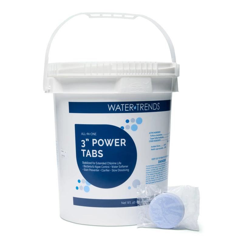 40 lbs. Of WATER TRENDS 6-in-1-3" Power Tabs - The Great Escape