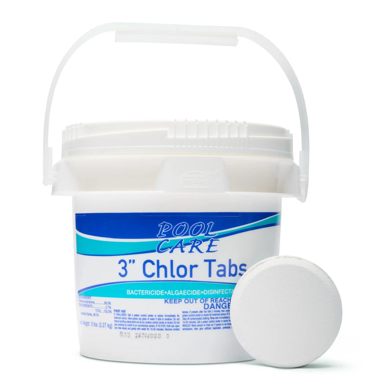 Pool Care 3 inch Chlorine Tabs 5 lb Bucket The Great Escape