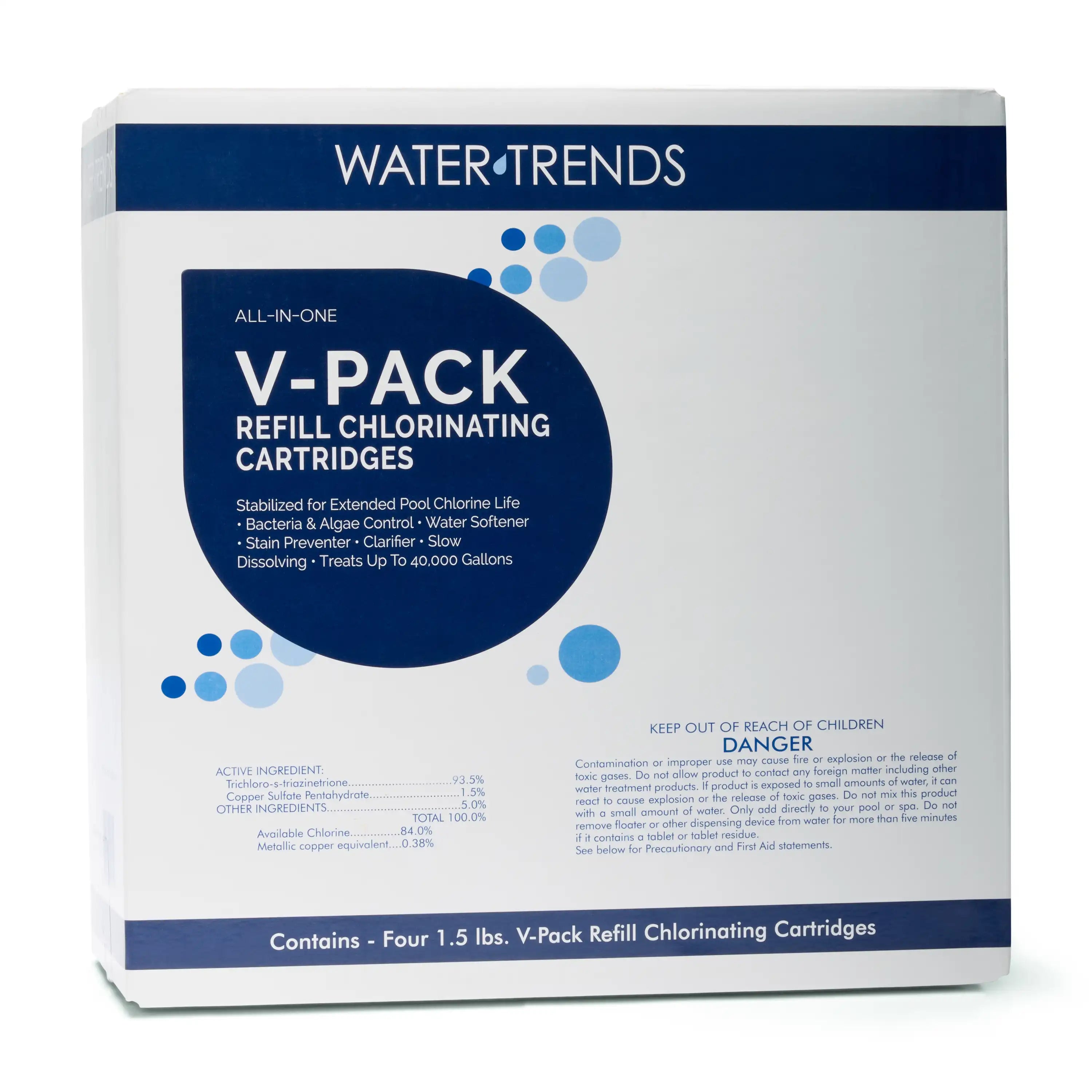 WATER TRENDS V-PACK 6-in-1 Power Tabs (4 Pack) | The Great
