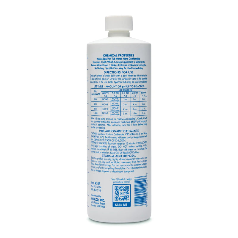 1 Quart Of WATER TRENDS Spa pH Up - The Great Escape