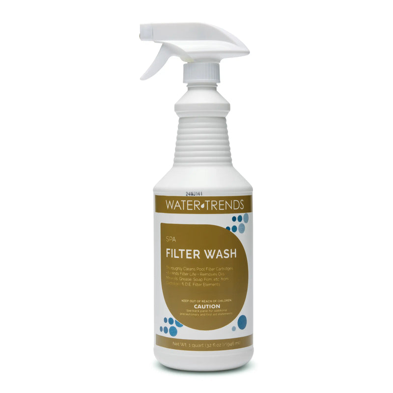 WATER TRENDS Spa Filter Wash 1 Quart Spray Bottle The Great Escape