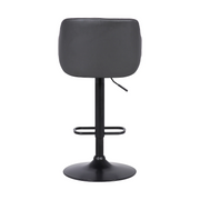 Ryan 26-30" Adjustable Stool - Black/Grey - The Great Escape