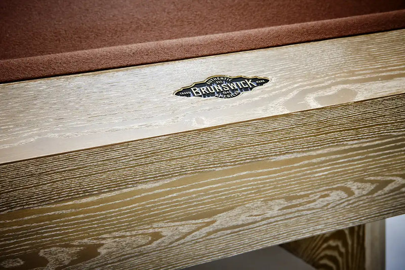 8' Brunswick Sagrada Pool Table Sandwashed - The Great Escape