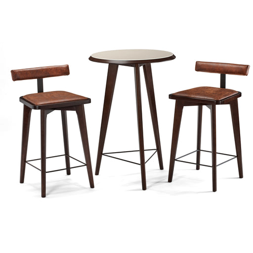 Picture of Sao Bento 3PC Pub Table Set in Espresso