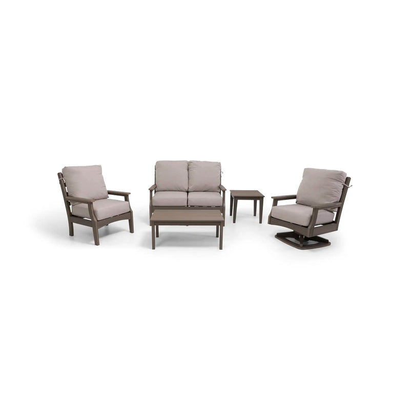 Manhattan 5 Piece Loveseat Chat Group - The Great Escape