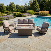 Manhattan 5 Piece Sofa Firepit Chat Group - The Great Escape