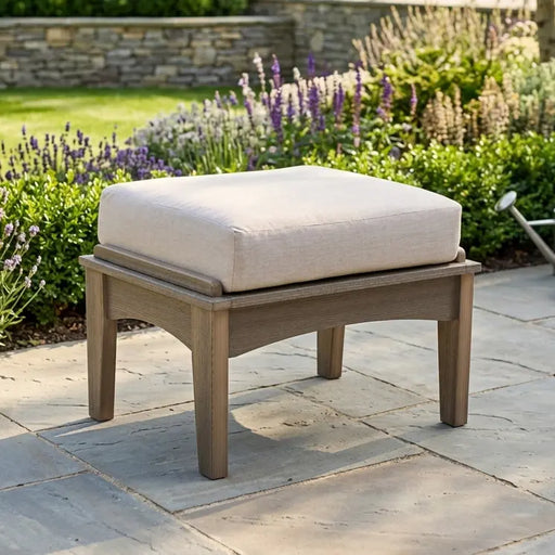 Manhattan Cushioned Ottoman - The Great Escape