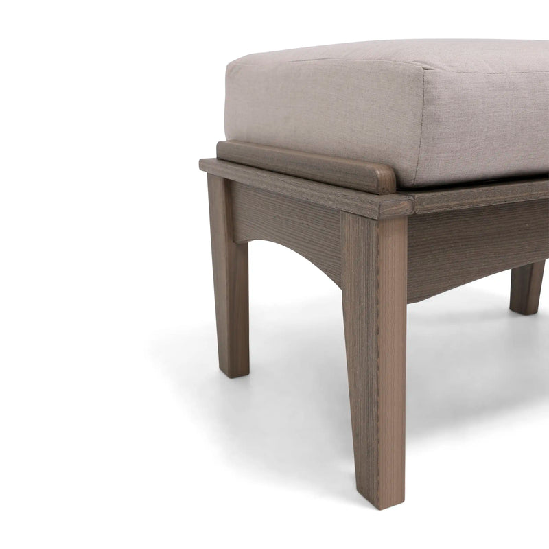 Manhattan Cushioned Ottoman - The Great Escape