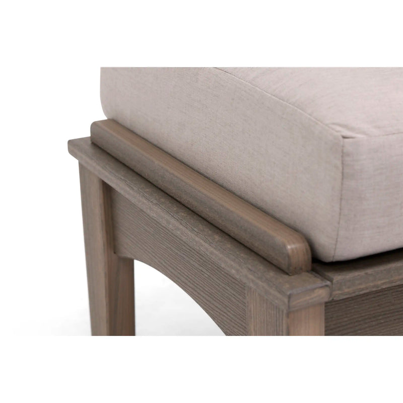 Manhattan Cushioned Ottoman - The Great Escape