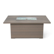 35"x53" Heathered Smoke Aura Fire Table W/ Wind Guard - The Great Escape