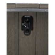 35"x53" Heathered Smoke Aura Fire Table W/ Wind Guard - The Great Escape