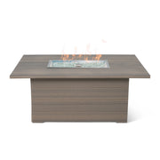 35"x53" Heathered Smoke Aura Fire Table W/ Wind Guard - The Great Escape