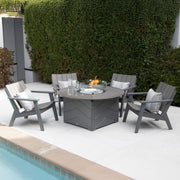 MAD Poly 5 Piece Firepit Chat Group - The Great Escape