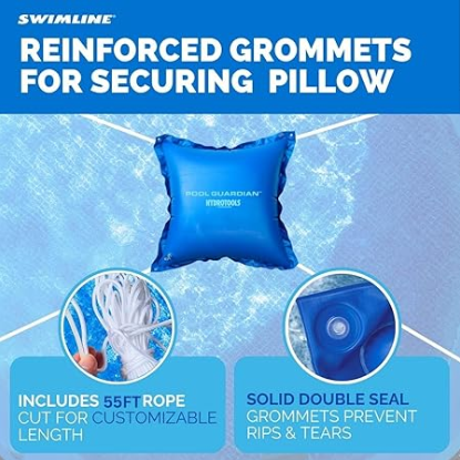 4x4 Premium Pool Pillow W/ Rope - The Great Escape