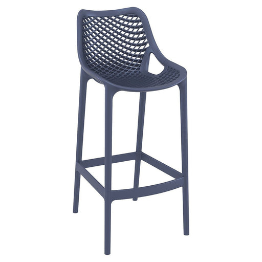 Picture of Air Resin Barstool in Dark Grey