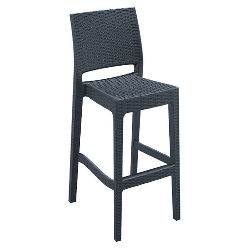 Picture of Jamaica Wickerlook Bar Stool in Rattan Grey
