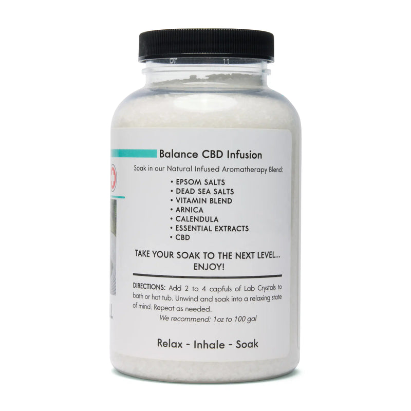 19 oz. Of Spazazz CBD Infused Balance Well Crystals - The Great Escape