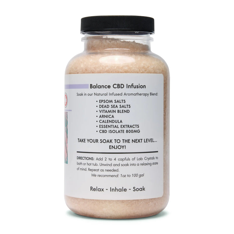 19 oz. Of Spazazz CBD Infused Herb Ease Crystals - The Great Escape