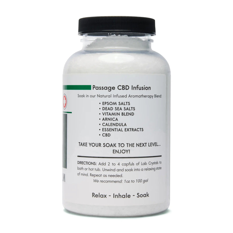 19 oz. Of Spazazz CBD Infused Passage Calm Crystals - The Great Escape