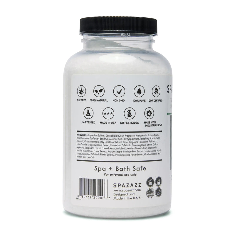 19 oz. Of Spazazz CBD Infused Passage Calm Crystals - The Great Escape