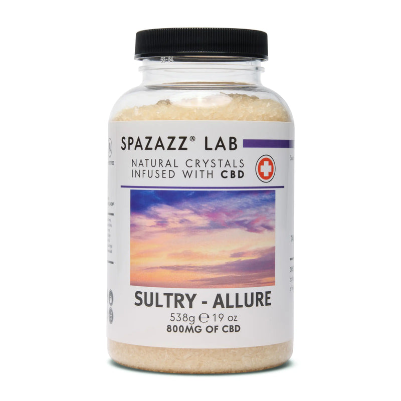 19 oz. Of Spazazz CBD Infused Sultry Allure Crystals - The Great Escape