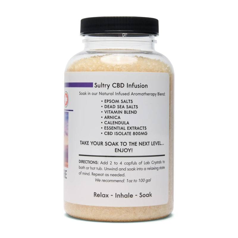 19 oz. Of Spazazz CBD Infused Sultry Allure Crystals - The Great Escape