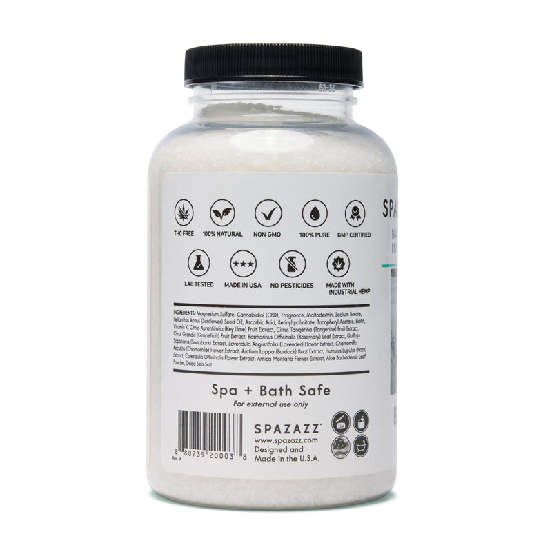 Spazazz Infused with CBD Balance Well 19 oz Ingredients The Great Escape