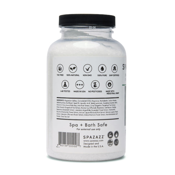 Spazazz Infused with CBD Passage Calm 19 oz Ingredients The Great Escape