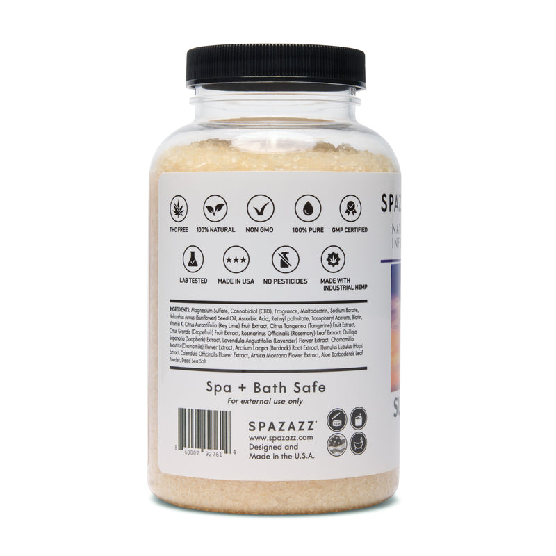 Spazazz Infused with CBD Sultry Allure 19 oz Ingredients The Great Escape