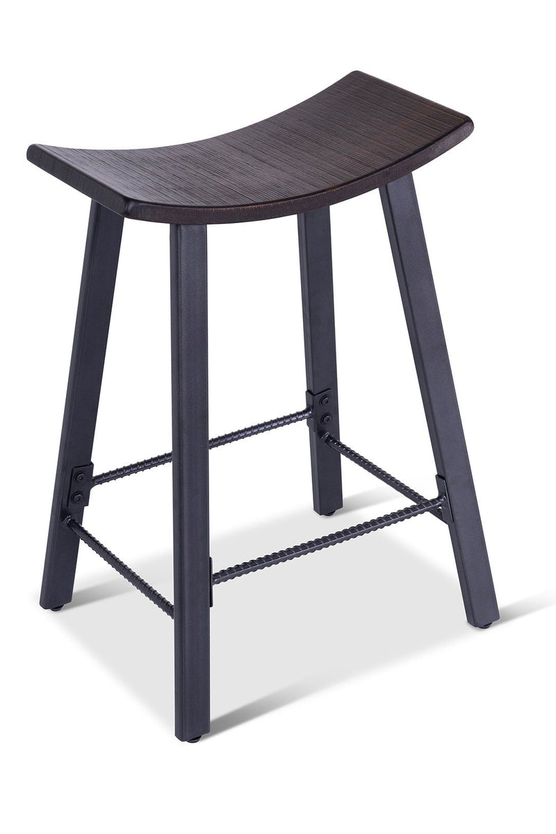 Kingston Wood Saddle Stool - The Great Escape