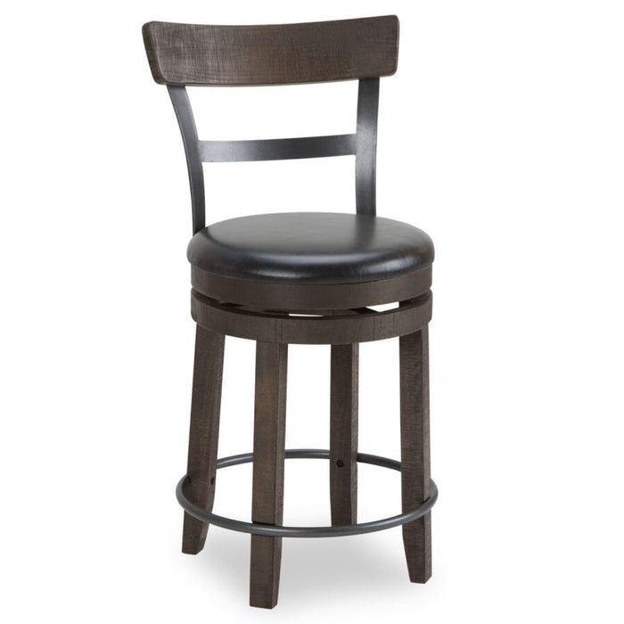 Kingston Swivel Stool W/ Back - The Great Escape