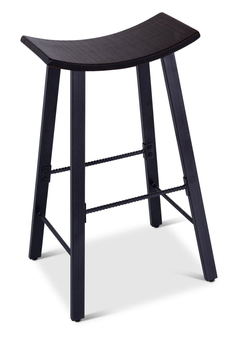 Kingston Wood Saddle Stool - The Great Escape