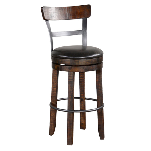 Kingston Swivel Stool W/ Back - The Great Escape