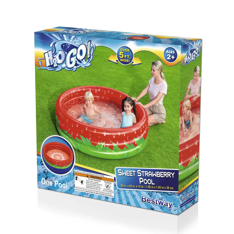 Sweet Strawberry Inflatable Play Pool - The Great Escape