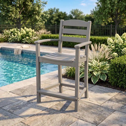 La Casa Café Counter Height Arm Chair - The Great Escape