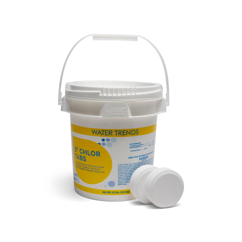 10 lbs. Of WATER TRENDS 3" Chlor Tabs - The Great Escape
