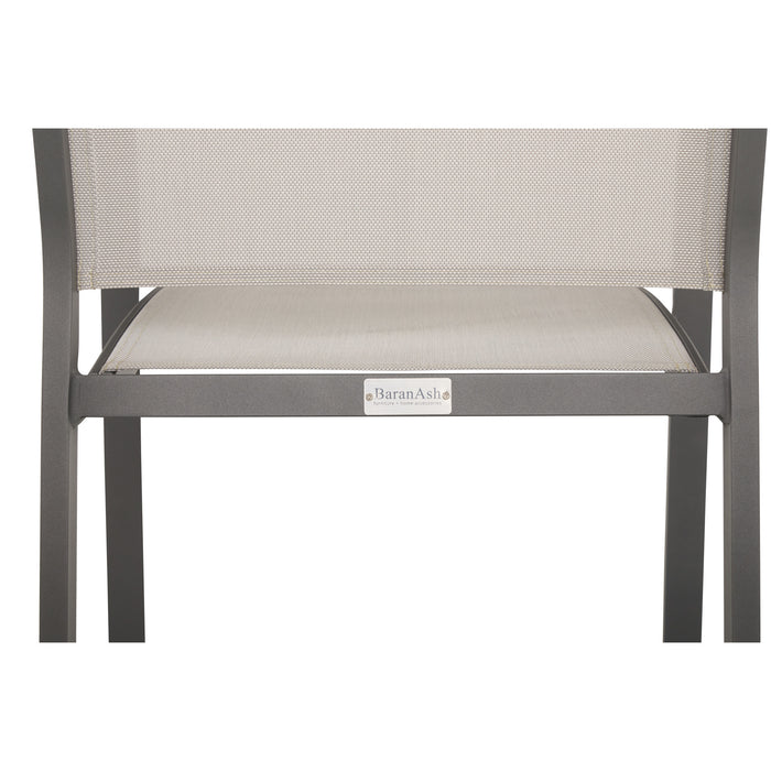 Picture of St. Kitts Sling Counter Height Stool in Graphite