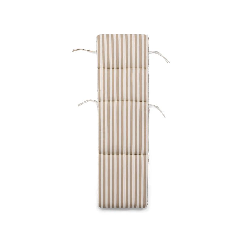 Universal 74" Chaise Lounge Cushion Tan/Clay Stripe - The Great Escape