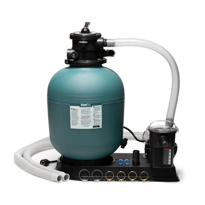 Picture of SWIMPRO 190T SAND FILTER SYSTEM WITH 2 Speed 2HP TWIST-LOCK PUMP AND ACCESSORIES