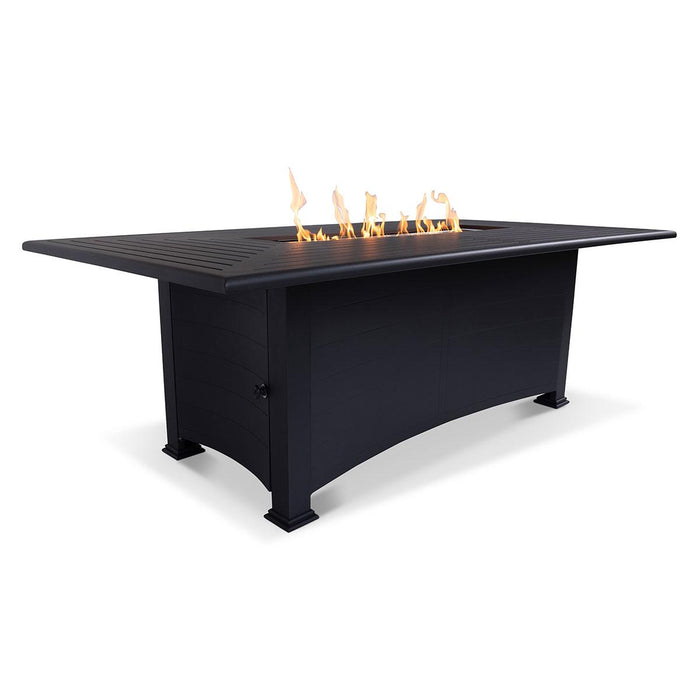 Picture of 44X84"FARNHAM EBONY FIRE DINING TABLE