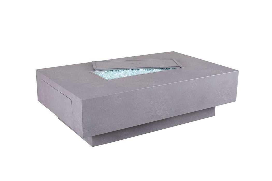 Picture of 36X58" FAUX CONCRETE FIRE TABLE