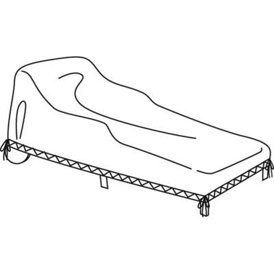 Picture of SMALL CHAISE LOUNGE COVERW/ELA